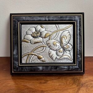 Sterling Silver Relief Box